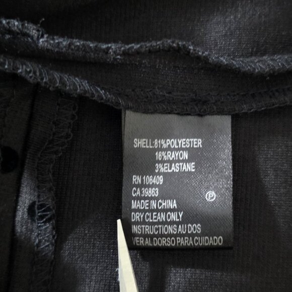 Tahari Arthur S. Levine Dress Womens 18W Black Polka Dots Layered Tiered Mature - Picture 12 of 16